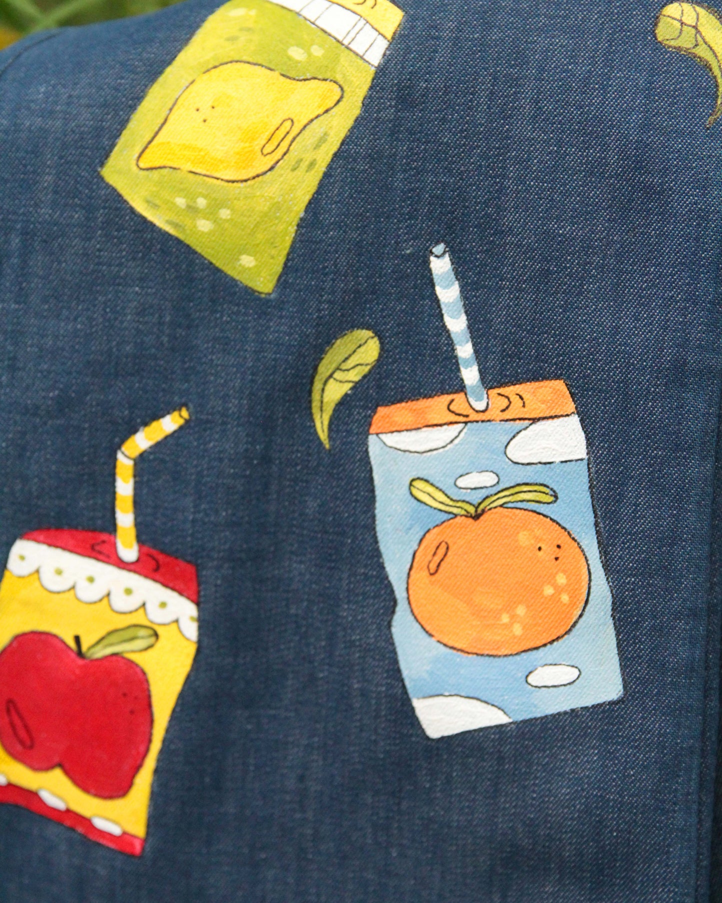 Fruit Juice Upcycled Flare Jeans